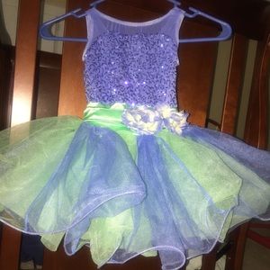 Toddler girl dance costume